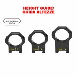 Beretta Aluminum Rings for Picatinny Rails -Beretta Promotional Store 413f8d70 c89a 4c7f 8720 0dfb6e7c8ceb