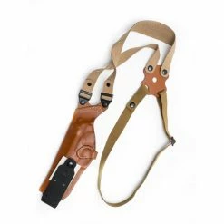 Beretta Brown Leather Holster Model H - Shoulder Holster, Right Hand - 92/96/98 -Beretta Promotional Store E02226b