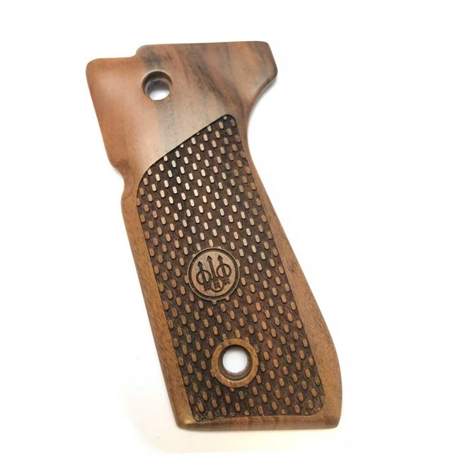 Beretta Wood grips set for 92 series - Oval PRO model 4 Beretta Wood grips set for 92 series - Oval PRO model - Image 2
