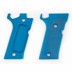 Beretta Match Aluminium Grips for 92X Performance -Beretta Promotional Store Guancette alu blu E02715