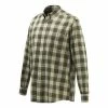 Beretta Wood Flannel Button Down Shirt -Beretta Promotional Store LUA10T2131 FRONT